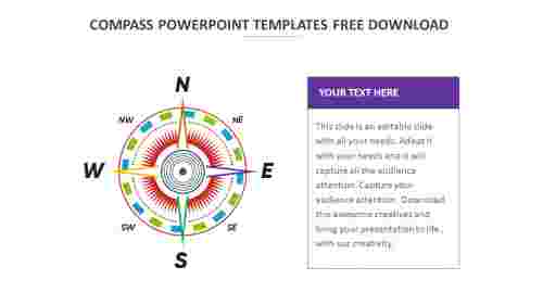 compass powerpoint templates free download